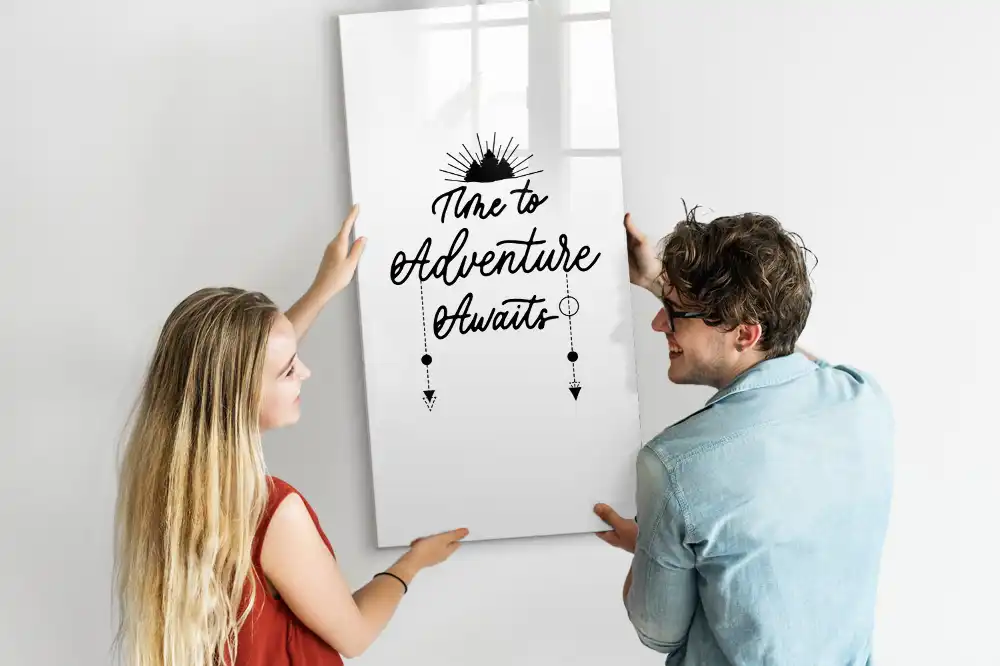 Tableau magnétique L'appel de l'aventure avec feutre