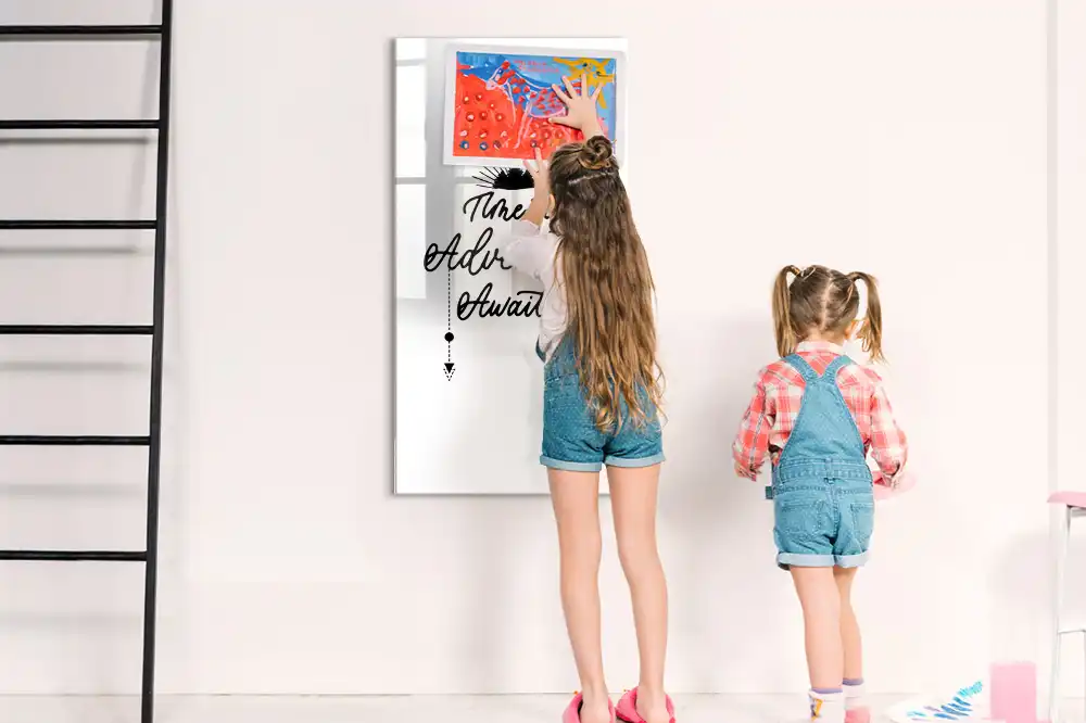 Tableau magnétique L'appel de l'aventure avec feutre