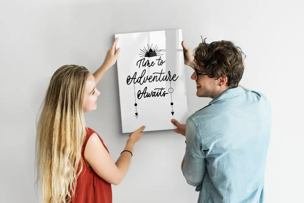 Tableau magnétique L'appel de l'aventure avec feutre