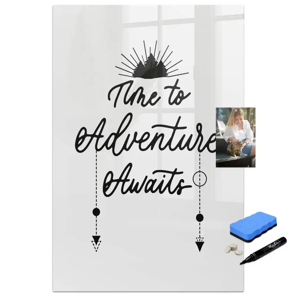 Tableau magnétique L'appel de l'aventure avec feutre