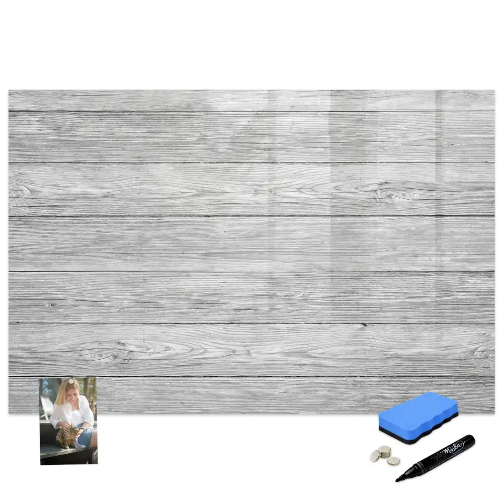 Tableau magnétique pour enfants avec cadre en bois