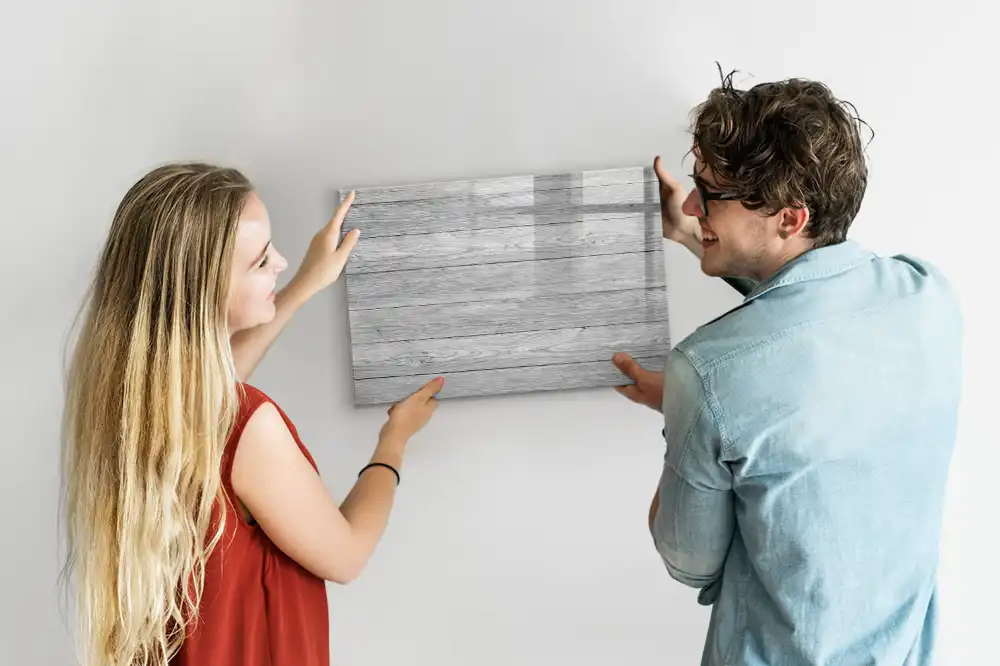 Tableau magnétique pour enfants avec cadre en bois