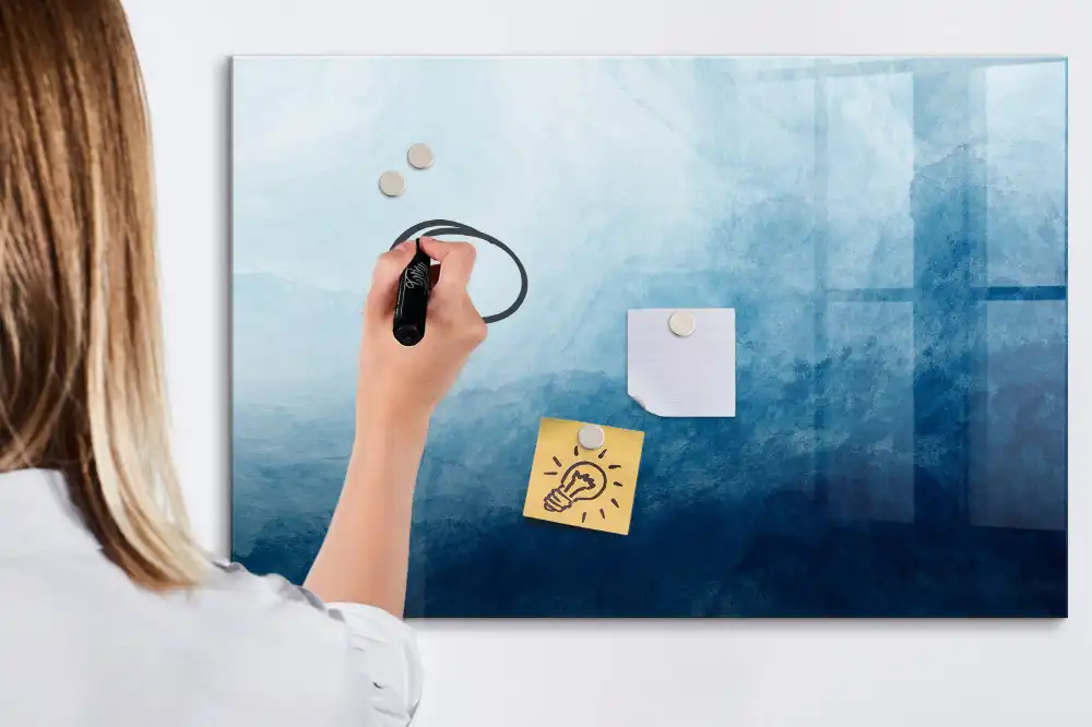 Tableau magnétique pour peinture abstraite sur l'eau