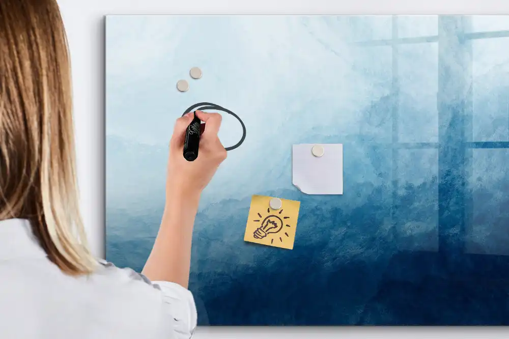 Tableau magnétique pour peinture abstraite sur l'eau