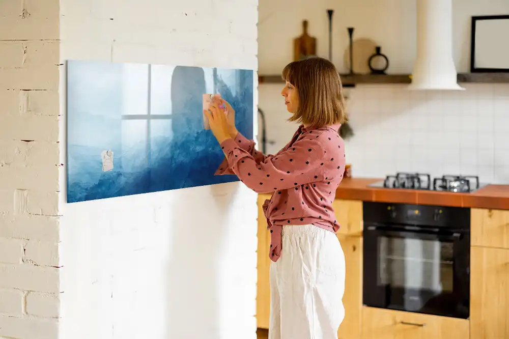 Tableau magnétique pour peinture abstraite sur l'eau