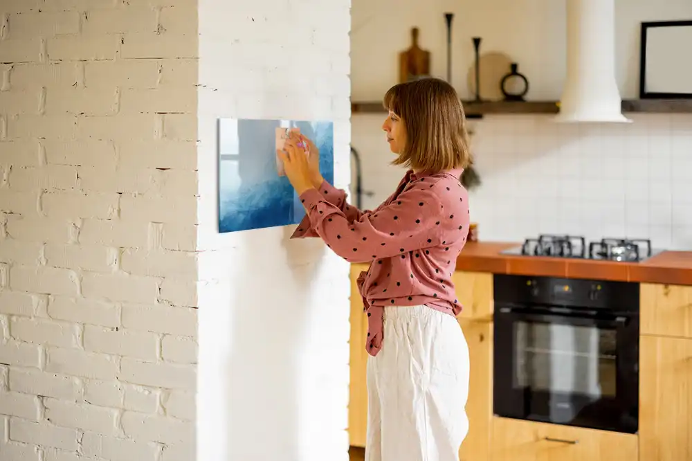 Tableau magnétique pour peinture abstraite sur l'eau