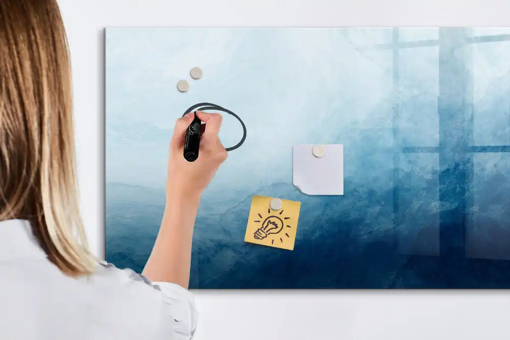 Tableau magnétique pour peinture abstraite sur l'eau