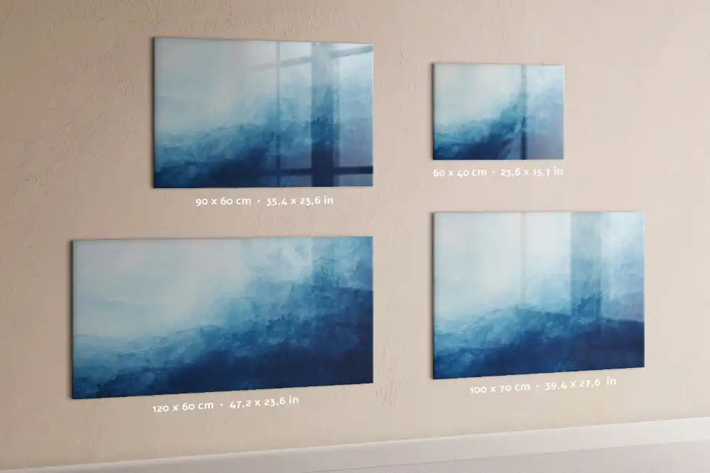 Tableau magnétique pour peinture abstraite sur l'eau