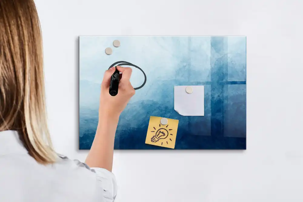 Tableau magnétique pour peinture abstraite sur l'eau