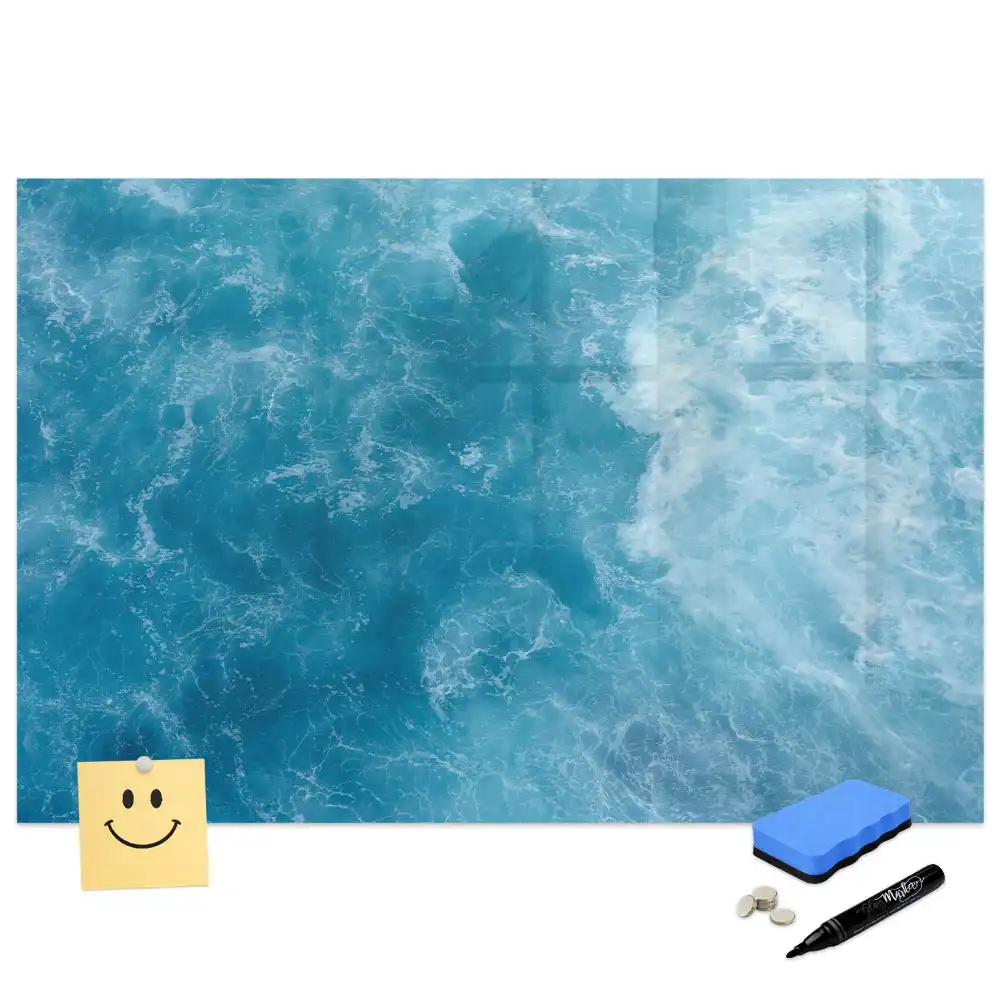 Tableau magnétique pour écriture à l'eau de mer profonde