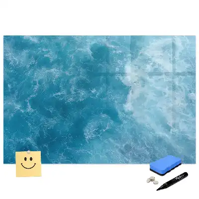 Tableau magnétique pour écriture à l'eau de mer profonde