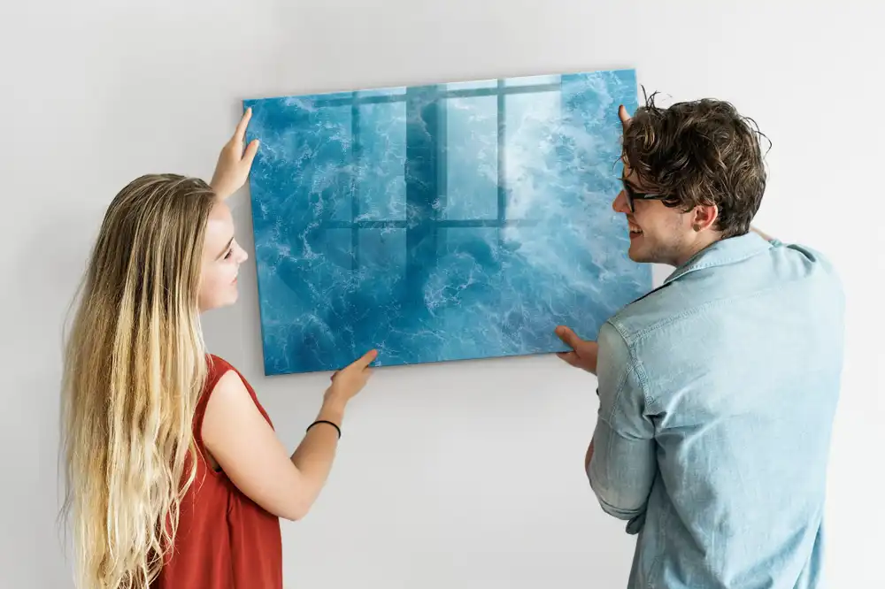 Tableau magnétique pour écriture à l'eau de mer profonde