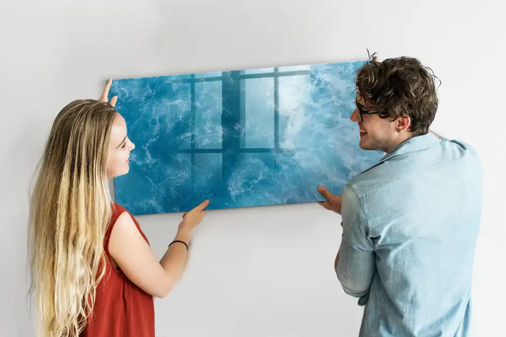 Tableau magnétique pour écriture à l'eau de mer profonde