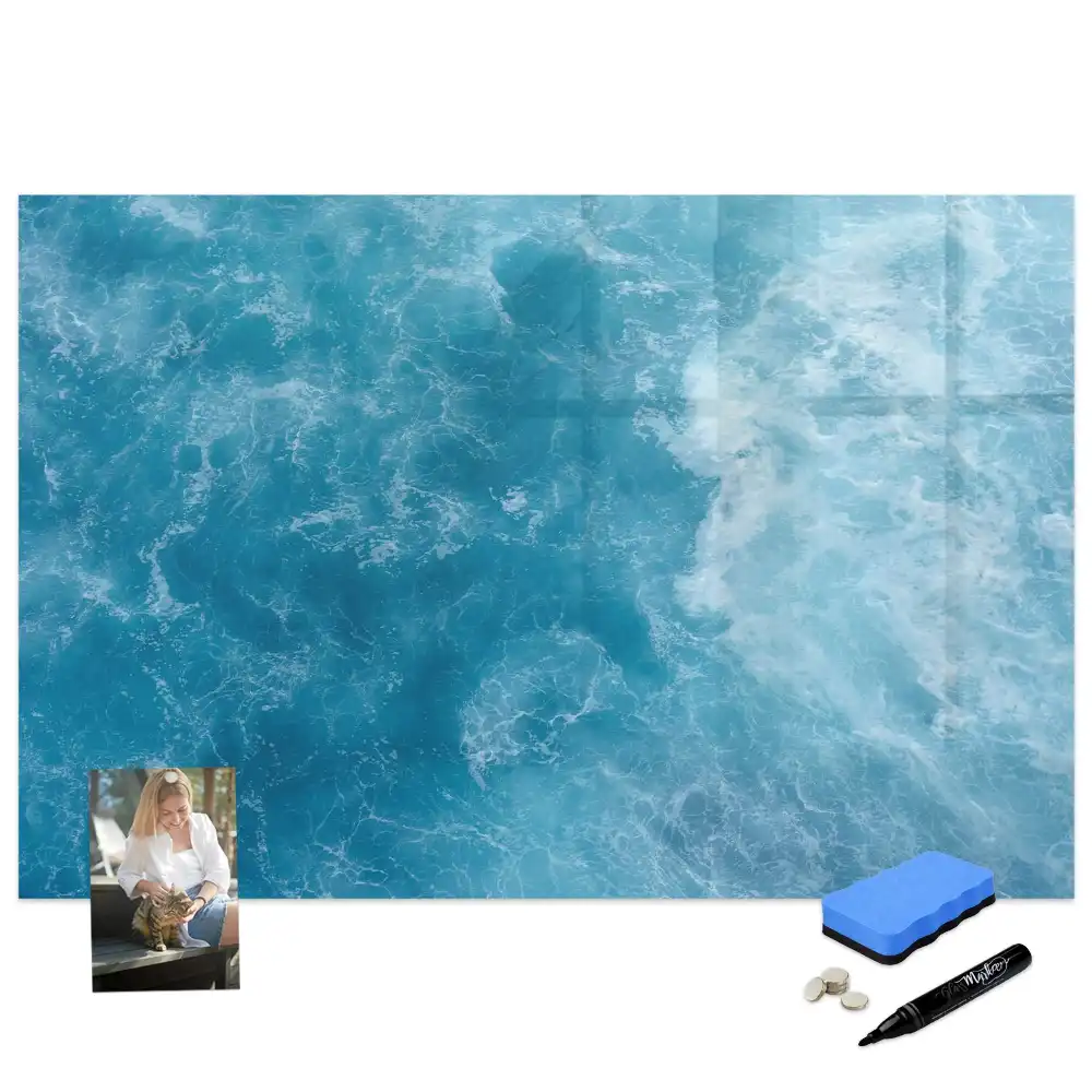 Tableau magnétique pour écriture à l'eau de mer profonde