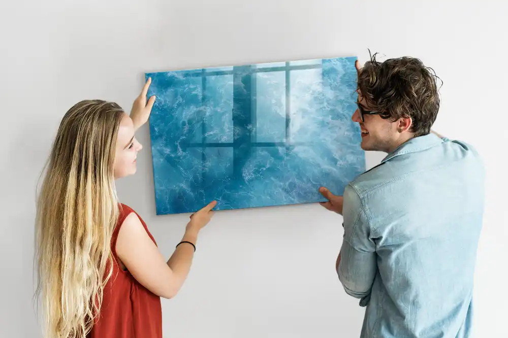 Tableau magnétique pour écriture à l'eau de mer profonde