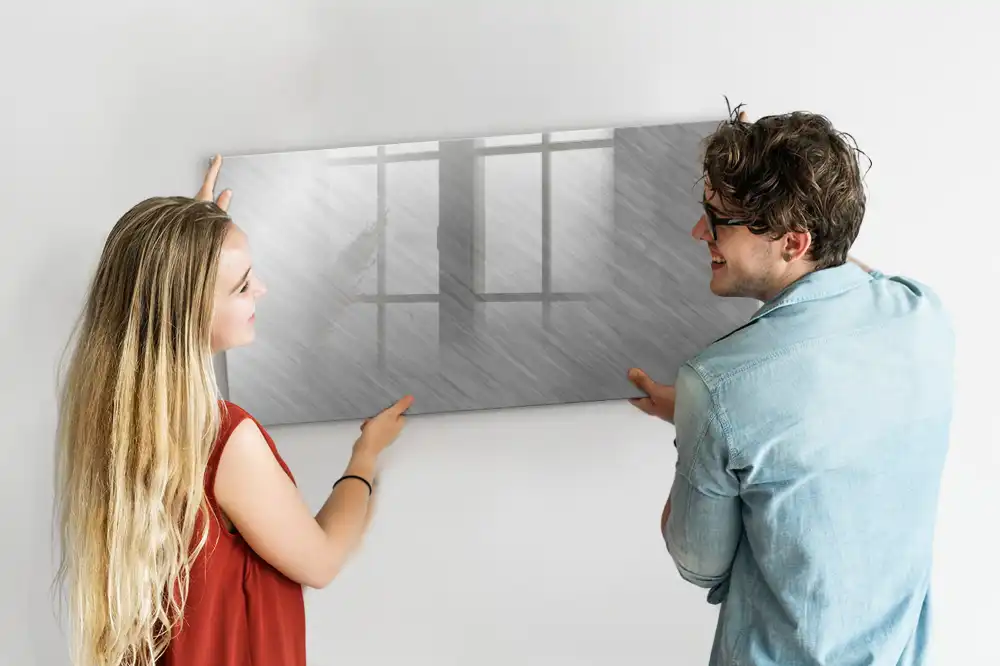 Tableau magnétique mural pour écriture