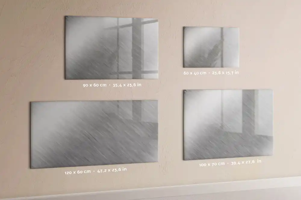 Tableau magnétique mural pour écriture