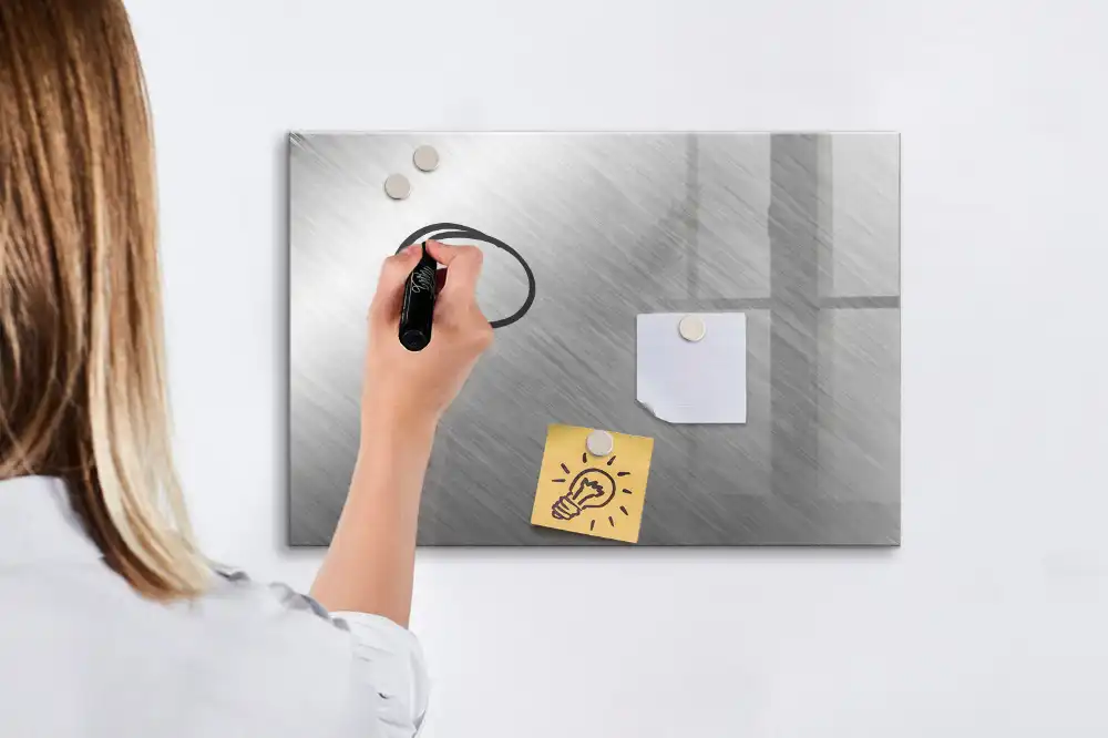 Tableau magnétique mural pour écriture