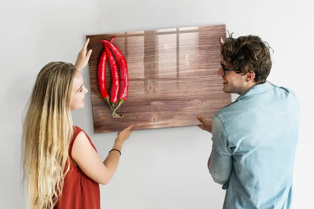 Tableau magnétique à dessiner motif piments forts