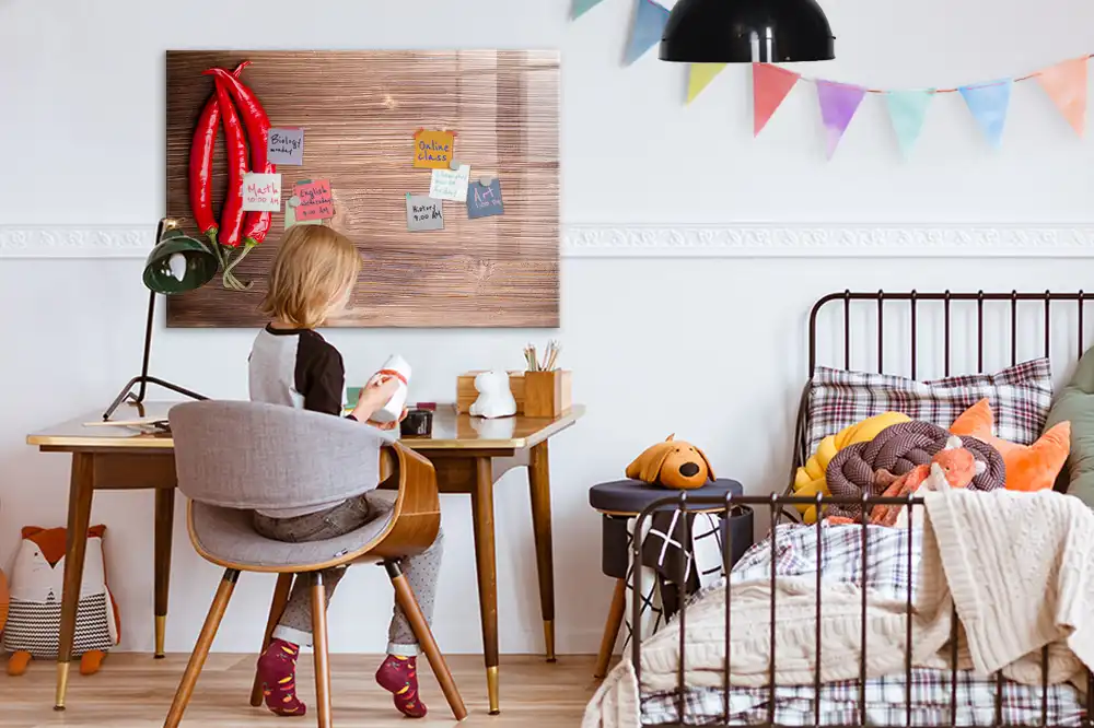 Tableau magnétique à dessiner motif piments forts