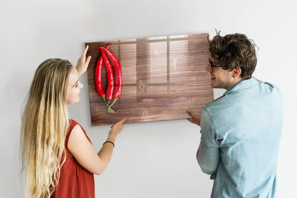 Tableau magnétique à dessiner motif piments forts