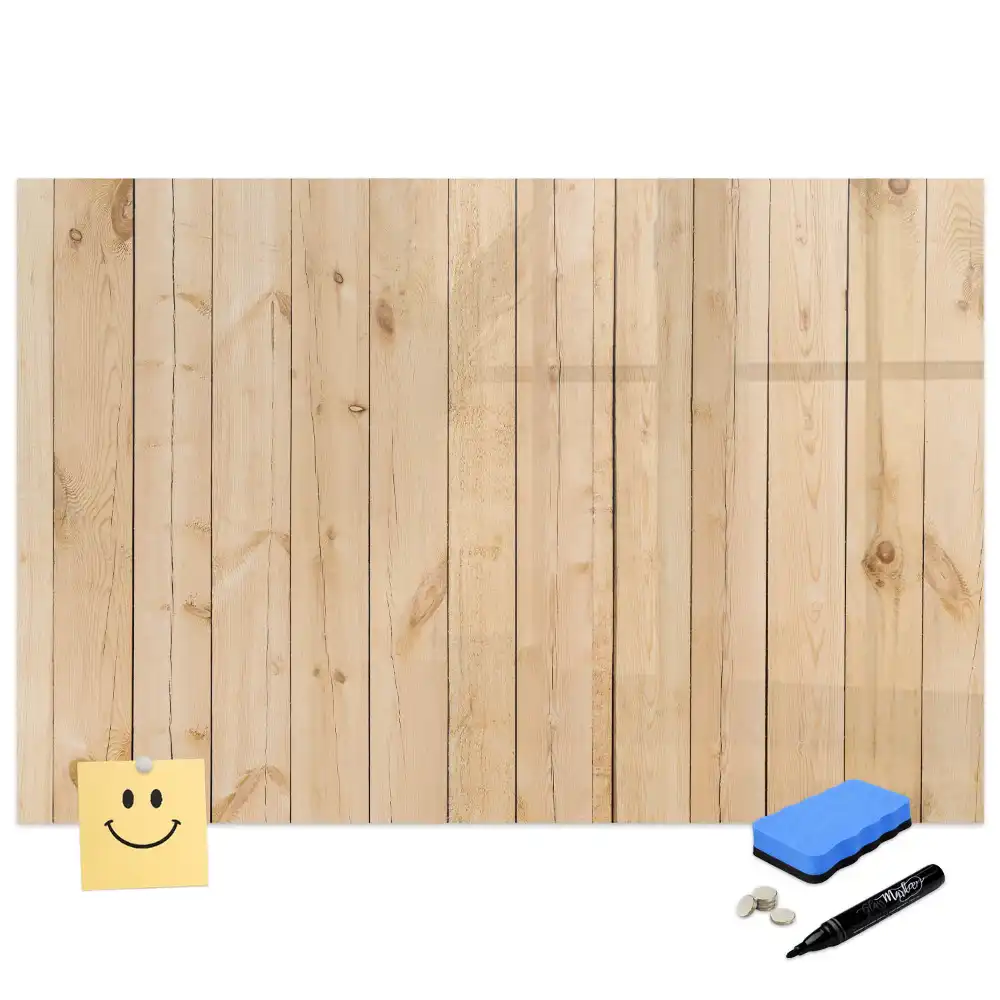Tableau magnétique en bois robuste pour écriture