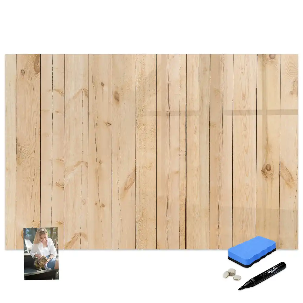 Tableau magnétique en bois robuste pour écriture