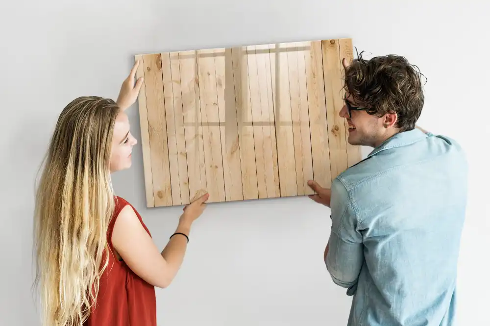 Tableau magnétique en bois robuste pour écriture