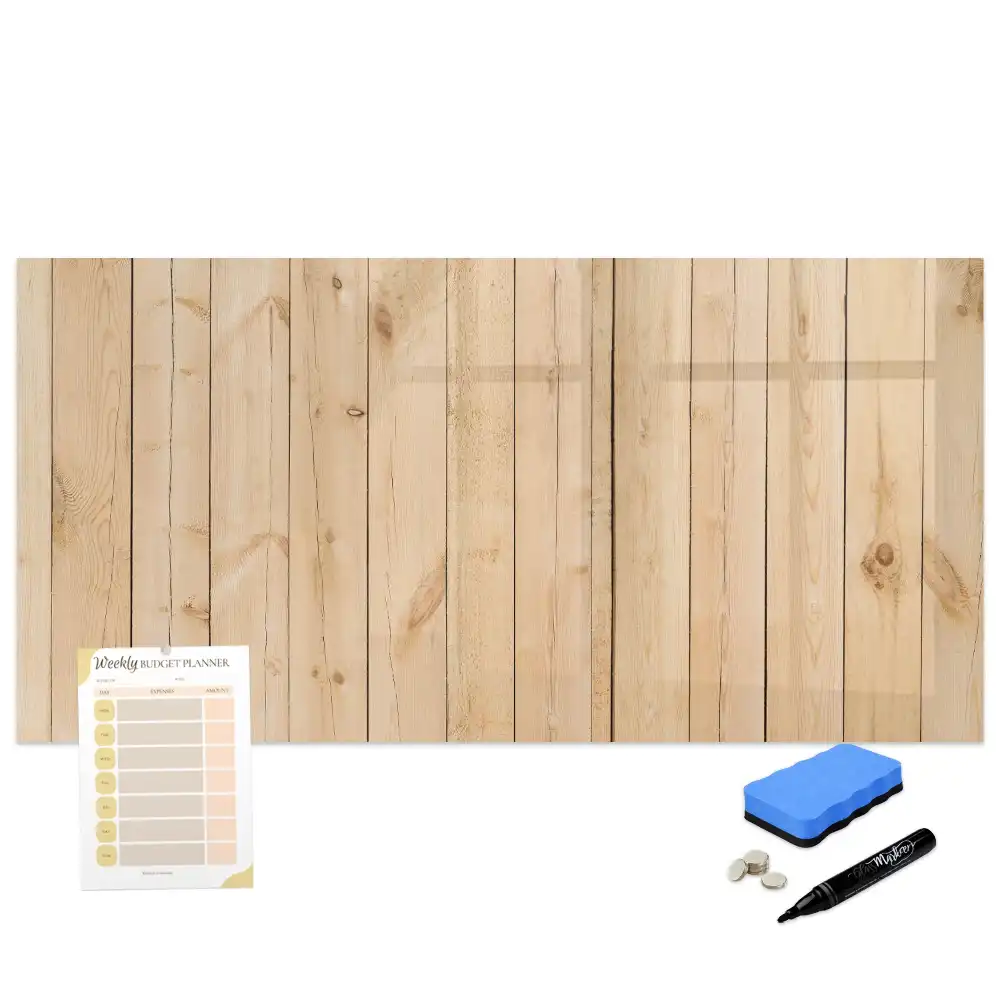 Tableau magnétique en bois robuste pour écriture