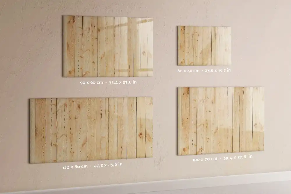 Tableau magnétique en bois robuste pour écriture