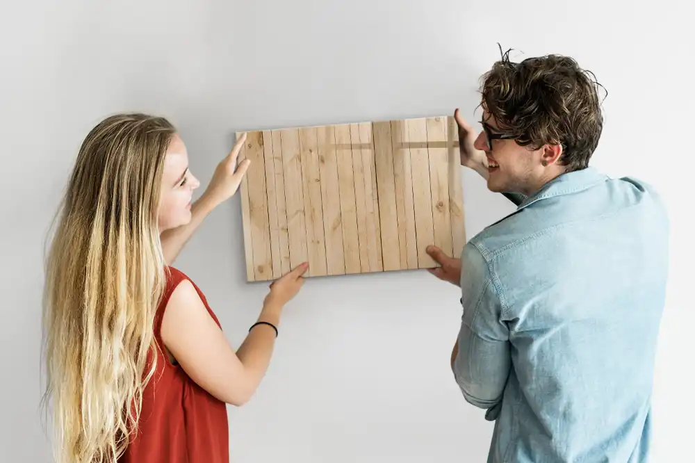 Tableau magnétique en bois robuste pour écriture