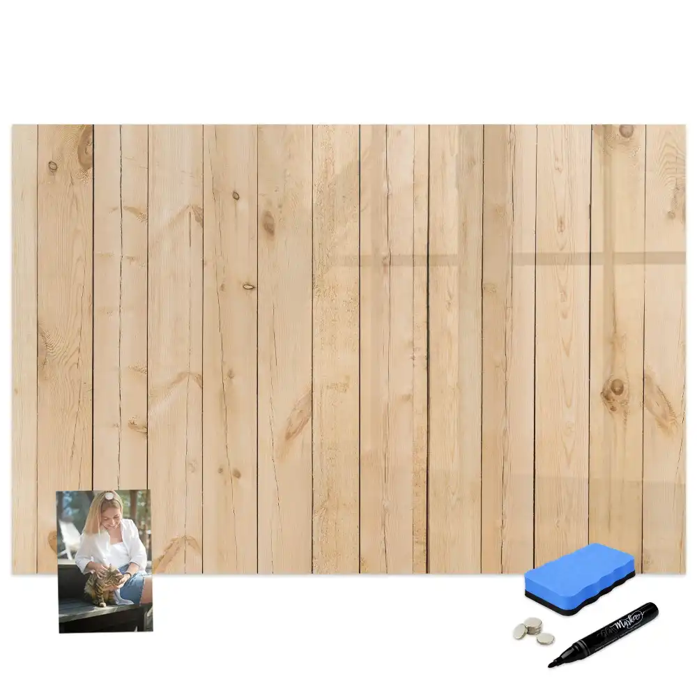Tableau magnétique en bois robuste pour écriture