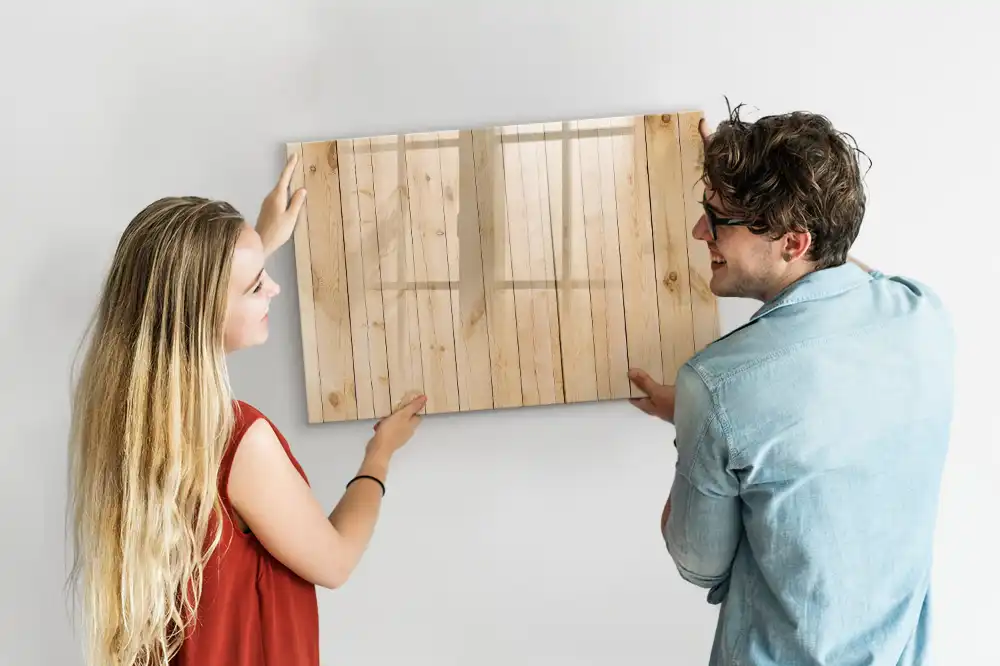 Tableau magnétique en bois robuste pour écriture