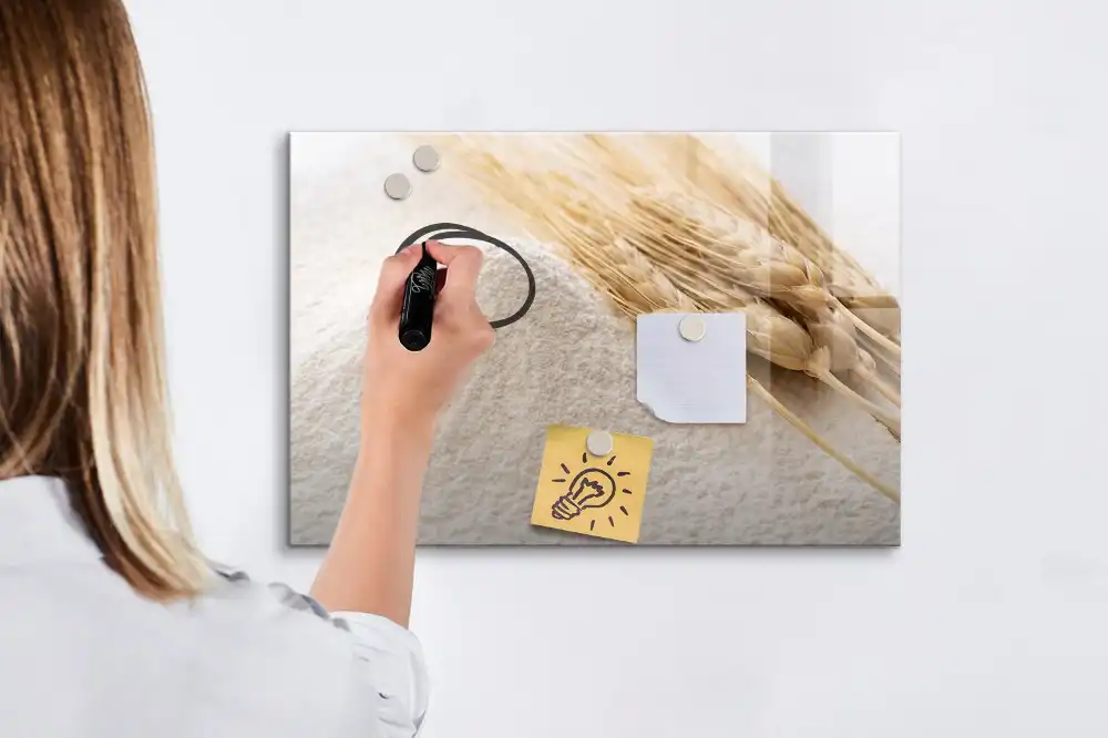 Tableau blanc magnétique effaçable à sec