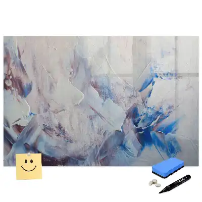 Tableau magnétique à dessin avec traces de pinceau