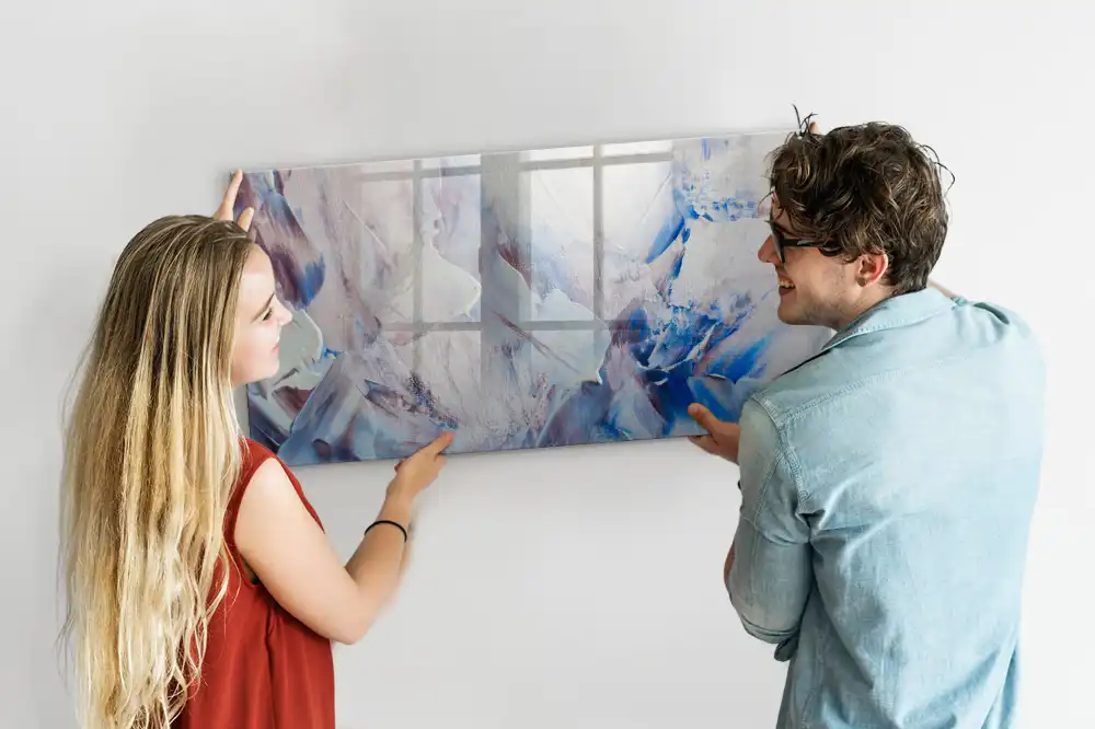 Tableau magnétique à dessin avec traces de pinceau