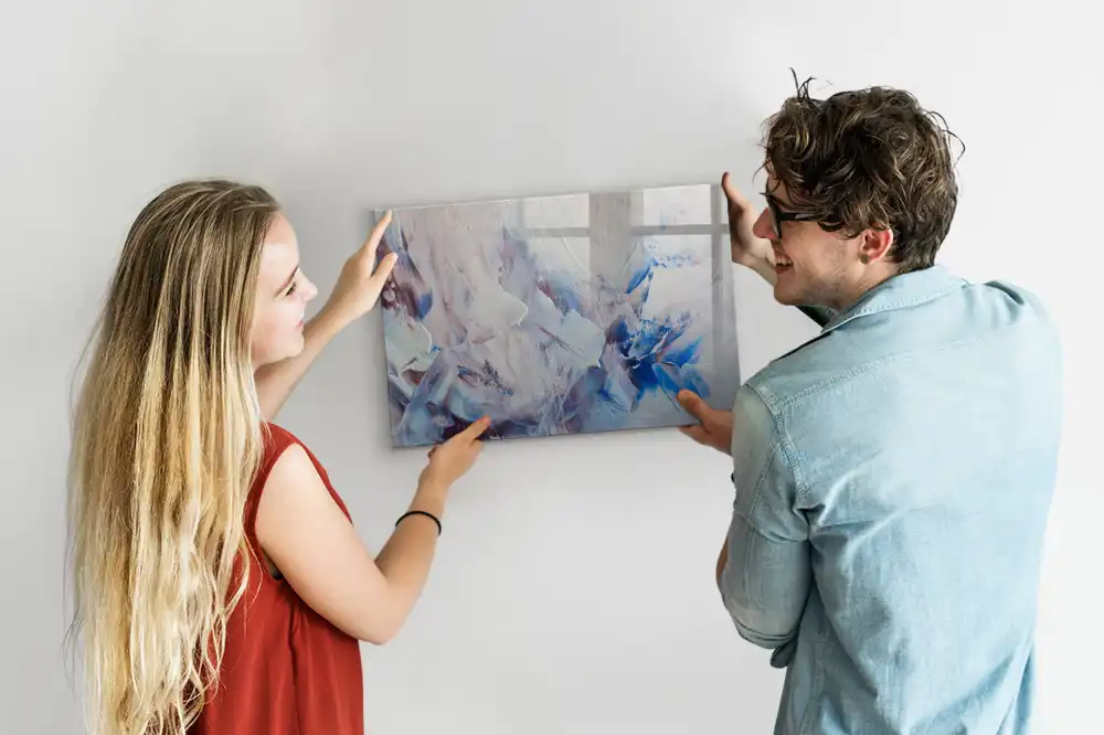 Tableau magnétique à dessin avec traces de pinceau