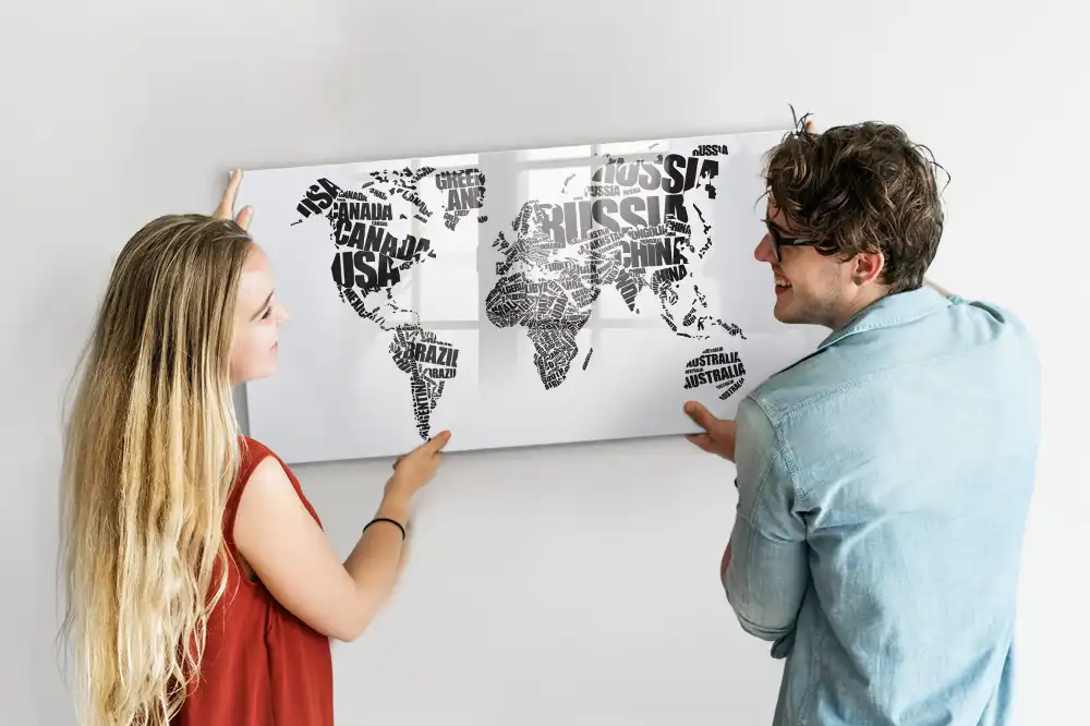 Tableau magnétique pour écriture