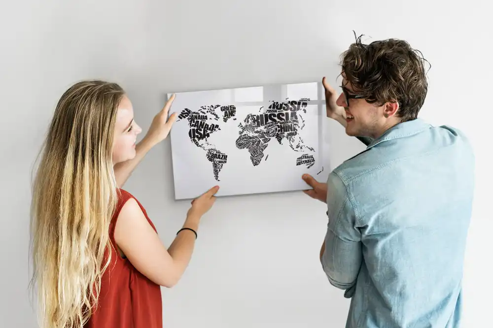 Tableau magnétique pour écriture