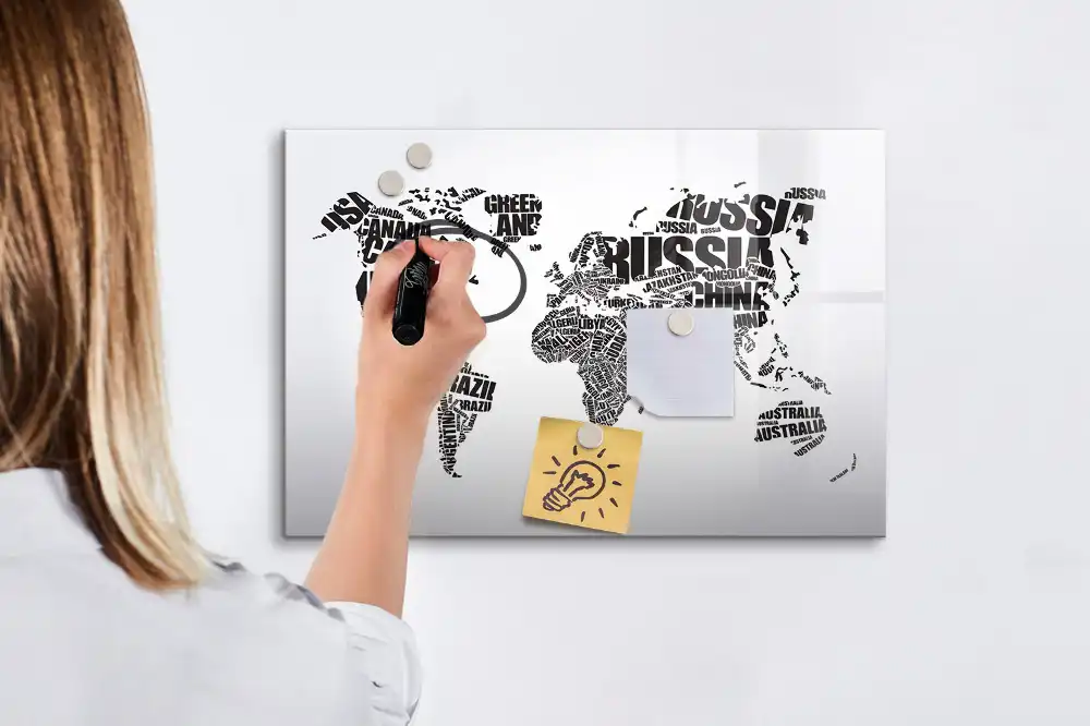 Tableau magnétique pour écriture