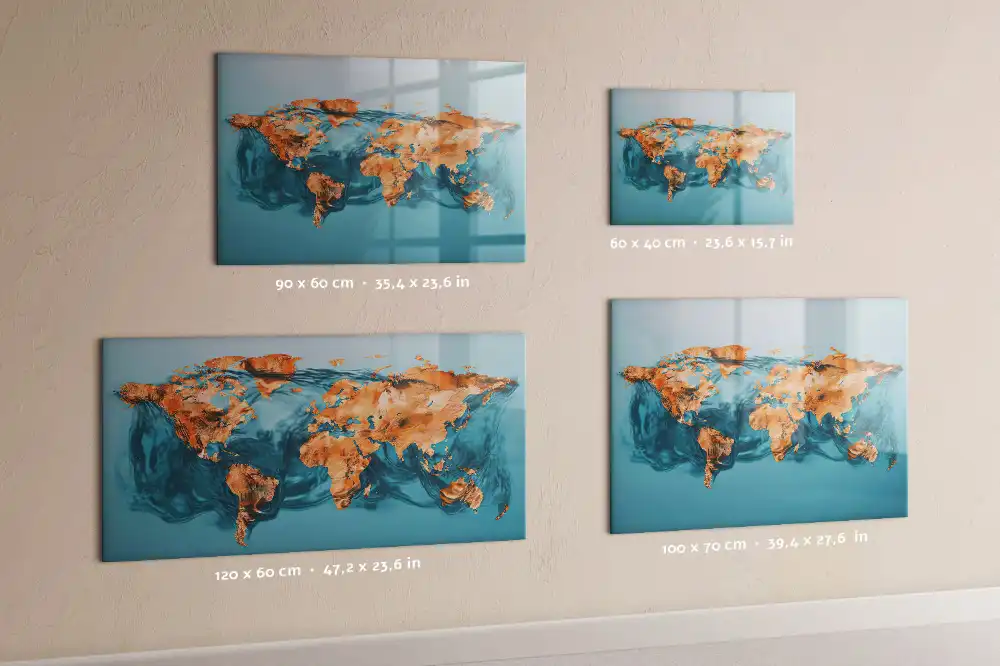 Tableau magnétique éducatif des continents à dessiner