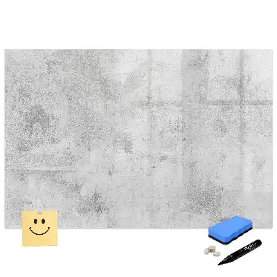 Tableau magnétique pour dessin motif mur en béton