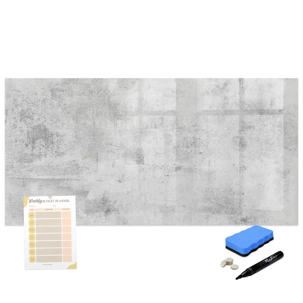 Tableau magnétique pour dessin motif mur en béton