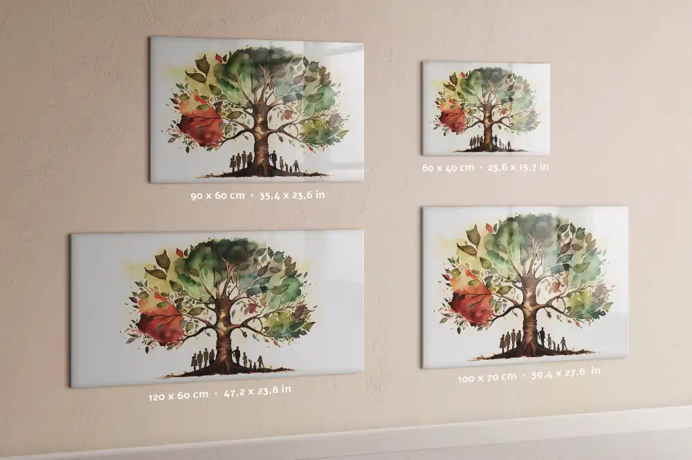 Tableau magnétique à dessiner arbre généalogique multigénérationnel