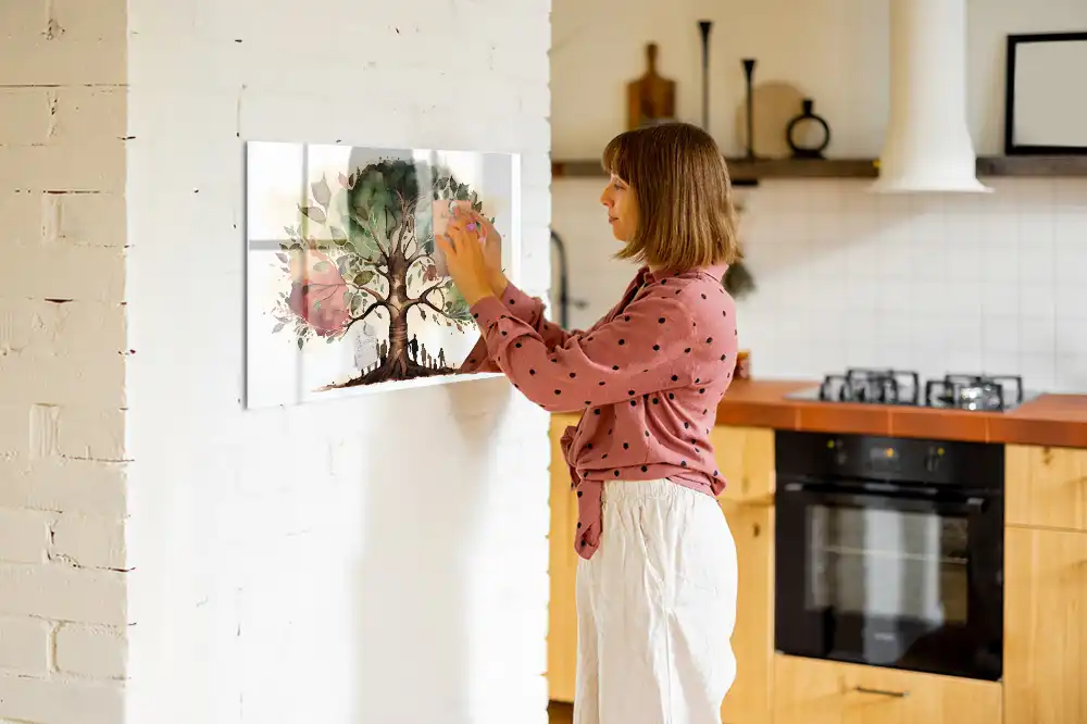 Tableau magnétique à dessiner arbre généalogique multigénérationnel
