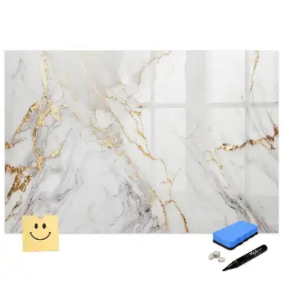 Tableau magnétique décoratif motif dalle de marbre