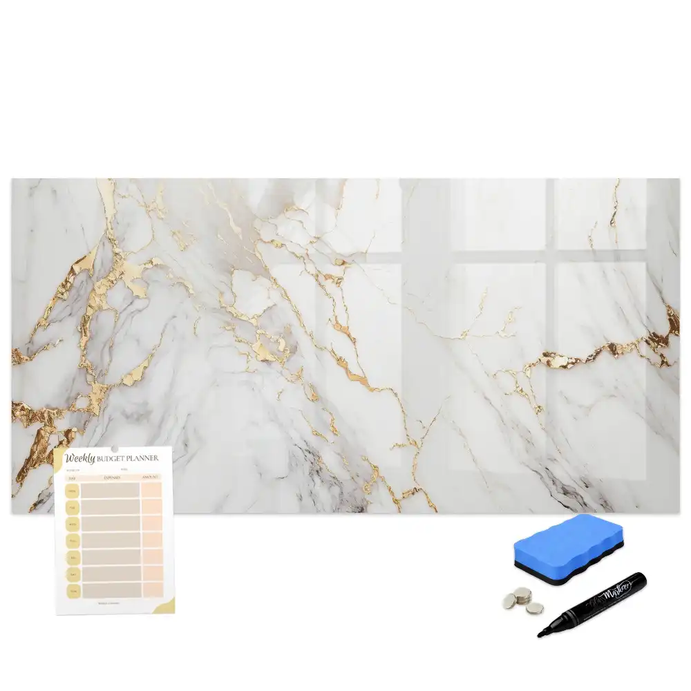 Tableau magnétique décoratif motif dalle de marbre