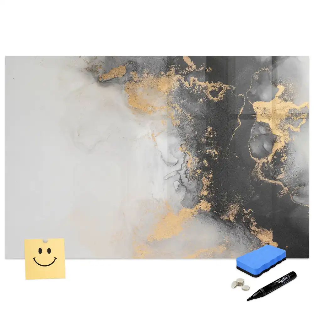 Tableau magnétique à dessiner motif marbre