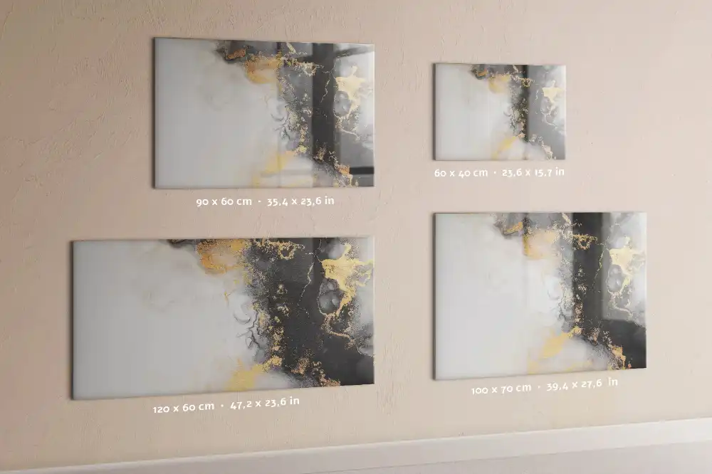 Tableau magnétique à dessiner motif marbre