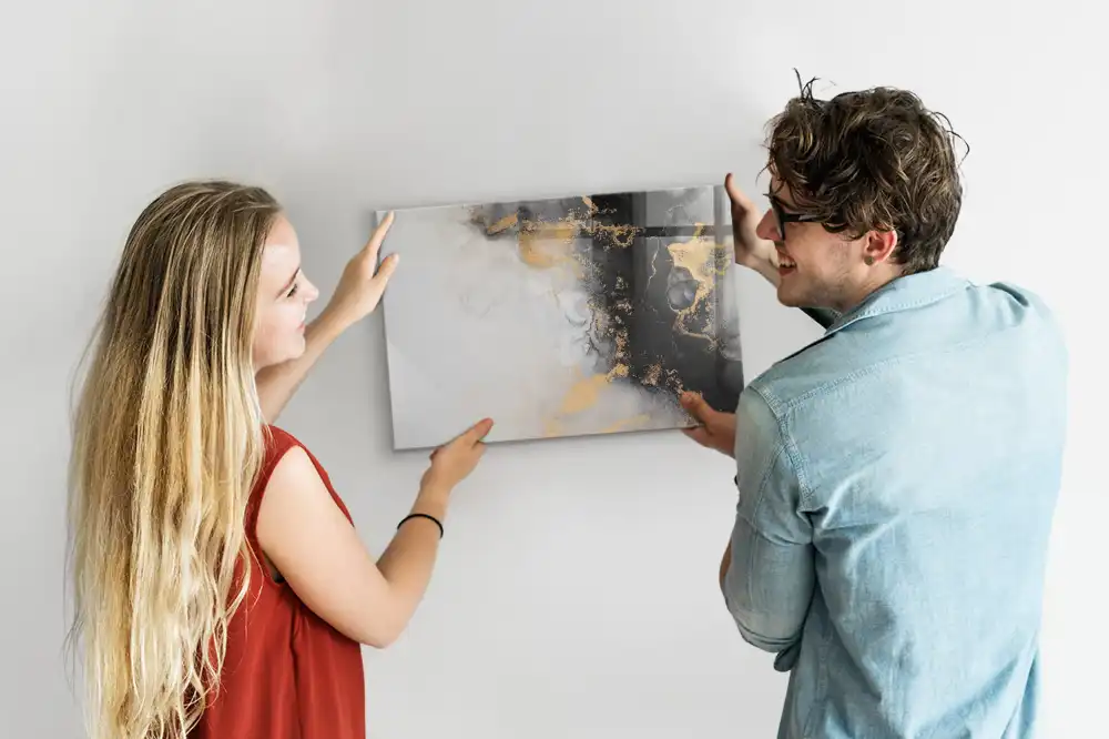Tableau magnétique à dessiner motif marbre
